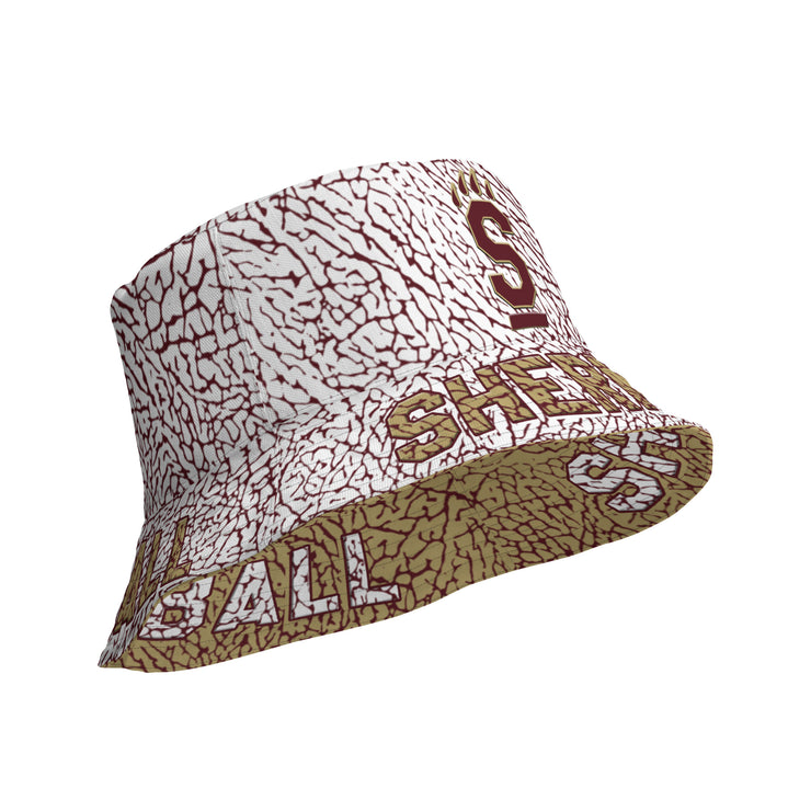 Elephant Print Reversible Bucket Hat