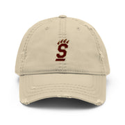 S Logo Distressed Dad Hat