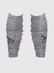 MG Elephant Print Bunch Leg Sleeves