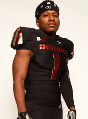 MG 4's Black Out Chrome Football Jersey (Indiana Edition)