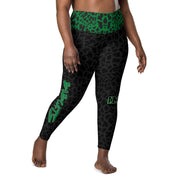 Bobcat Texture Leggings with pockets