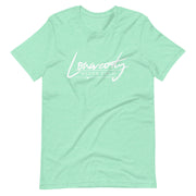 LG Cursive Unisex t-shirt