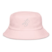 LG Unstructured terry cloth bucket hat